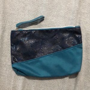 Dark Blue Cosmetic Bag